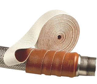 Silicone rubber fiber glass tape